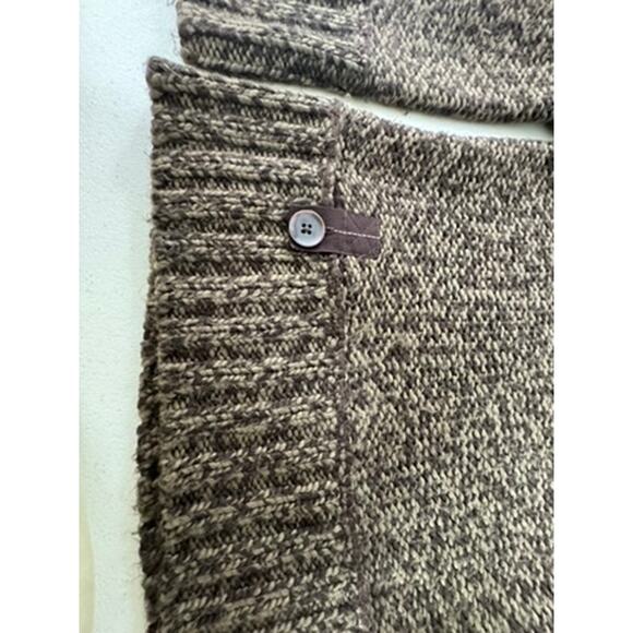 "LOLE" Vintage Chunky Heavy Sweater Button Down Neck Grunge Tween Preppy Soft - Picture 6 of 10